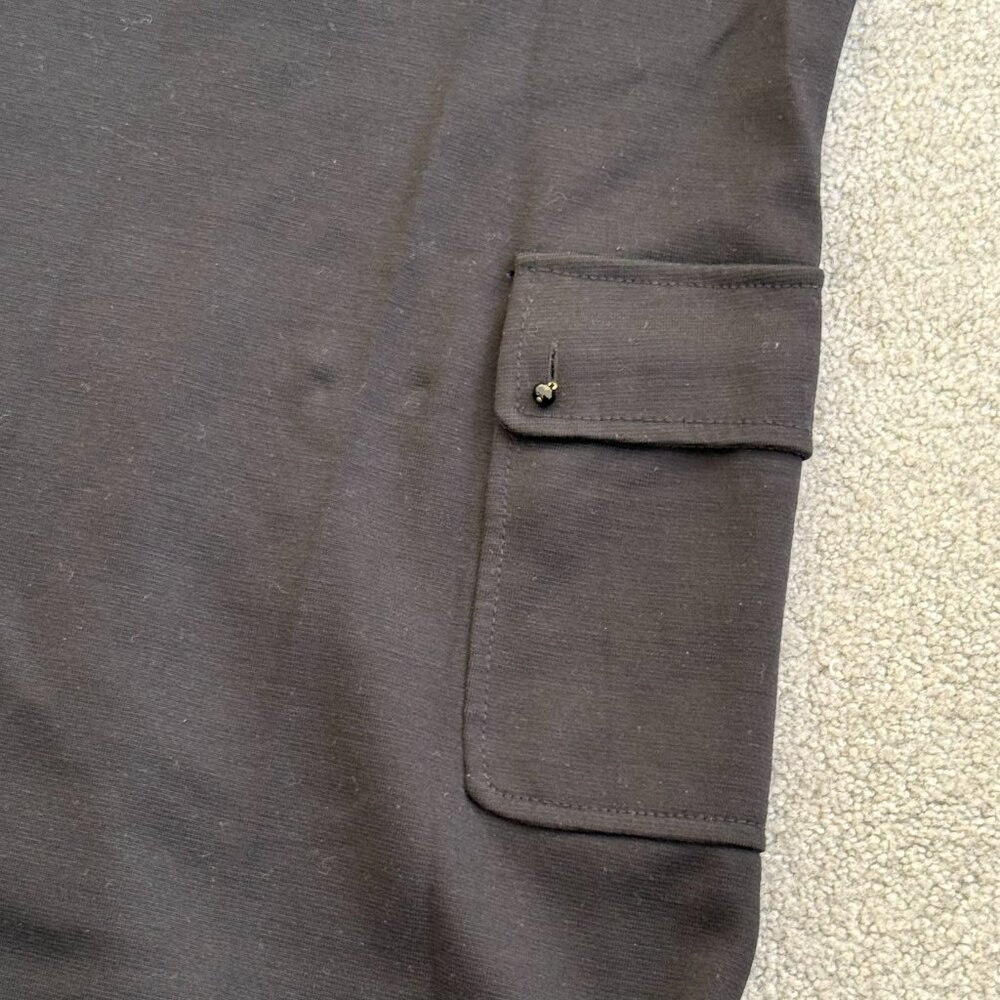 - Guy Rover 100% Virgin Wool Shift Dress in Black Fall Winter Italy 44 or US MED - Picture 4 of 13